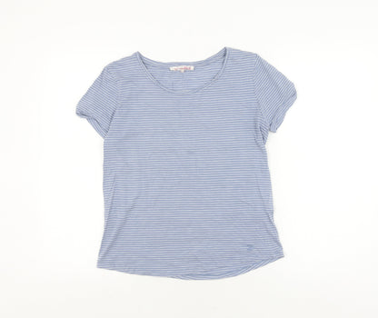 Womens UK Size S TOM TAILOR Blue Basic T-Shirt