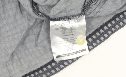 Lyle & Scott Men's Grey Geometric Polo Shirt L