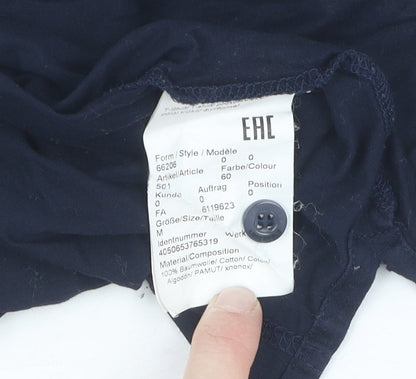 Lagerfeld Men's Blue Polo Shirt Medium