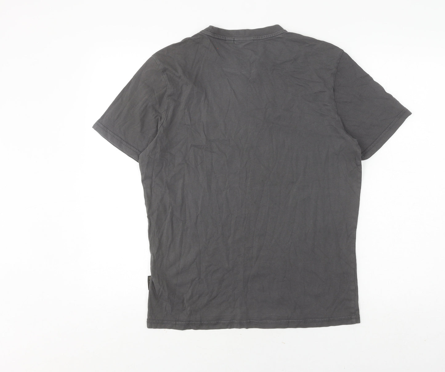 Napapijri Grey Men's Small Logo T-Shirt