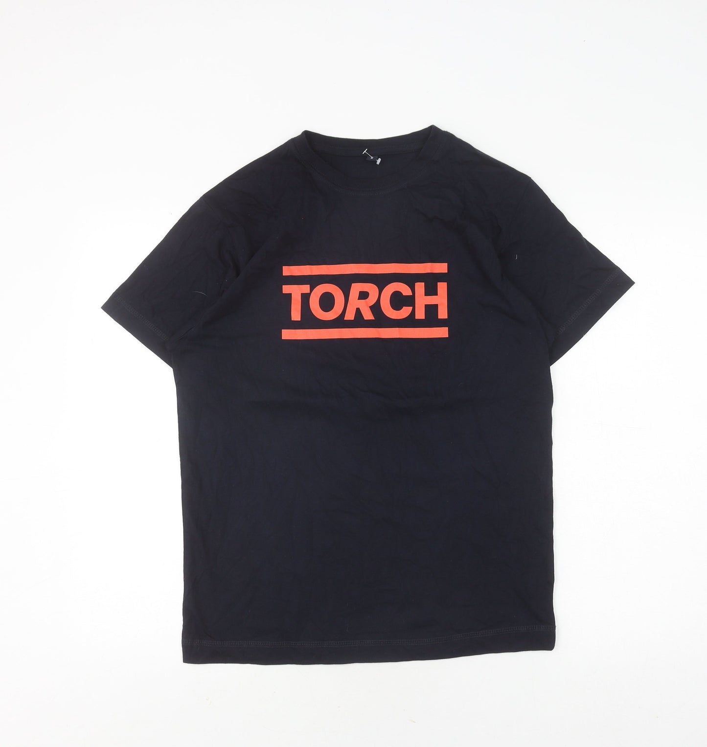 Mens UK Size S Continental Black  T-Shirt