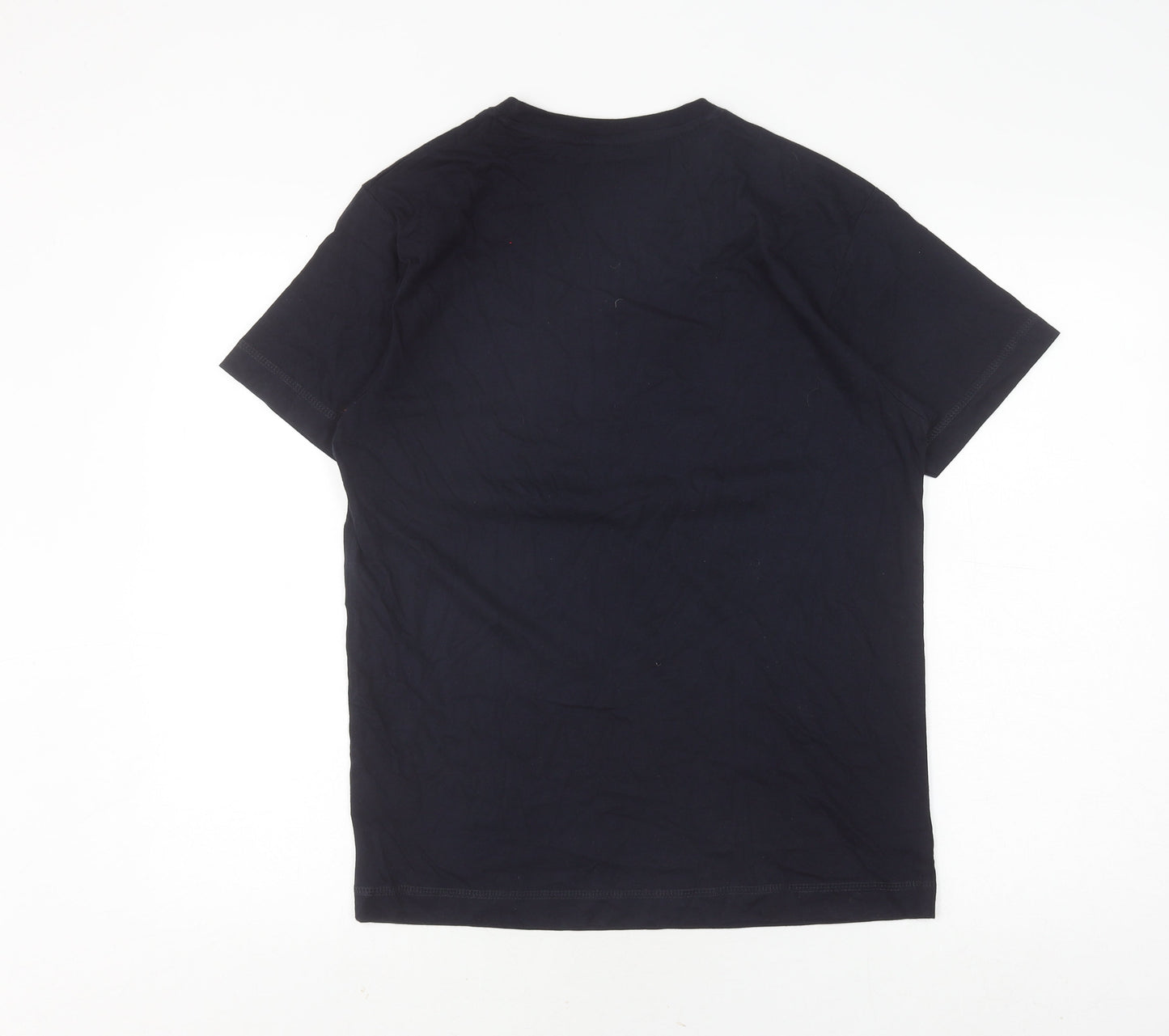 Mens UK Size S Continental Black  T-Shirt