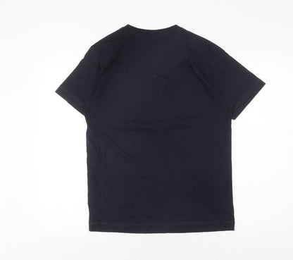 Mens UK Size S Continental Black  T-Shirt