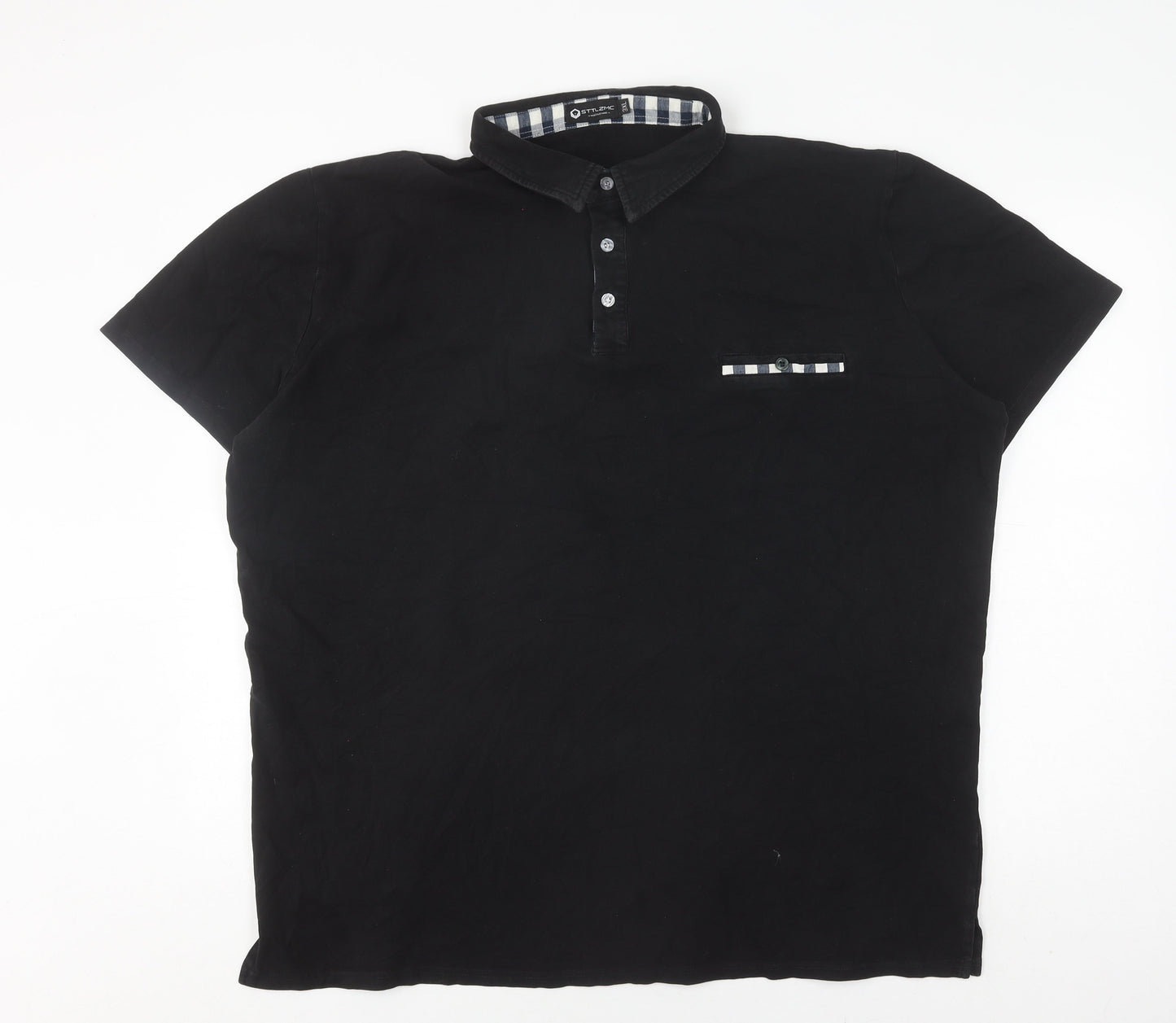 STTL2MC Men's Black 3XL Polo Shirt