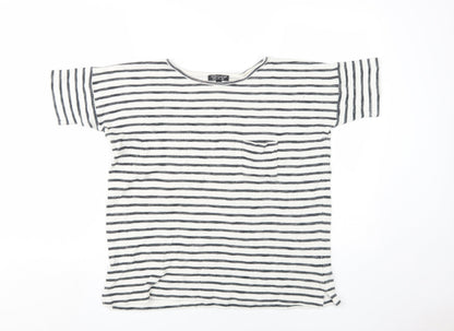 Womens UK Size 8 Topshop Multicoloured Basic T-Shirt