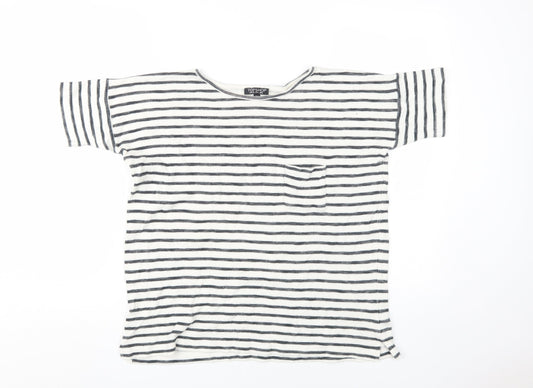 Womens UK Size 8 Topshop Multicoloured Basic T-Shirt