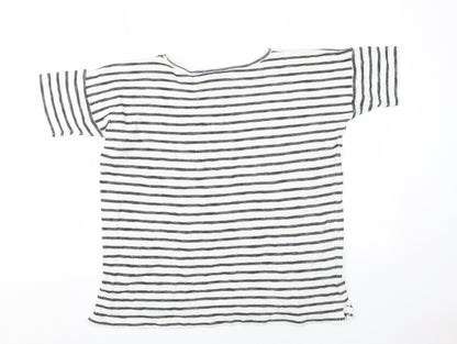 Womens UK Size 8 Topshop Multicoloured Basic T-Shirt