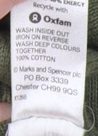 Marks & Spencer Men's Green Cotton Pullover Jumper M