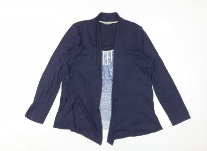 Marks and Spencer Women's Blue Long Sleeve Top Size 14