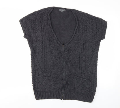 Womens UK Size 10 Marks and Spencer Black Cardigan Jumper