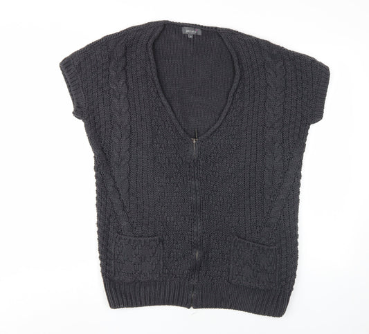 Womens UK Size 10 Marks and Spencer Black Cardigan Jumper