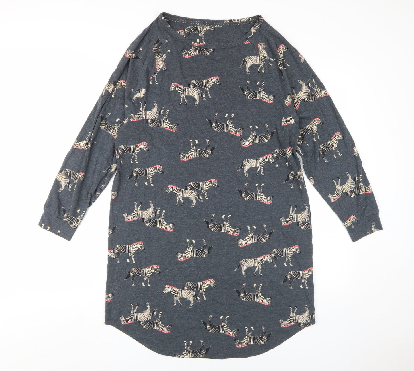Marks and Spencer Grey Zebra Nightshirt Women’s Size 10