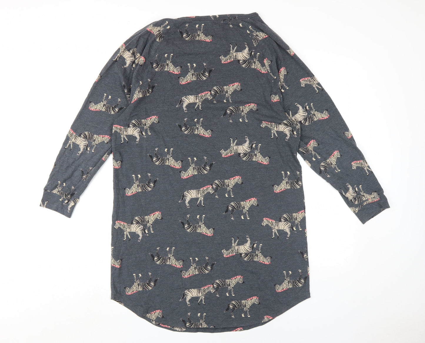 Marks and Spencer Grey Zebra Nightshirt Women’s Size 10