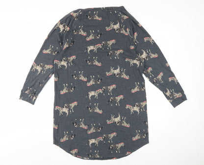 Marks and Spencer Grey Zebra Nightshirt Women’s Size 10