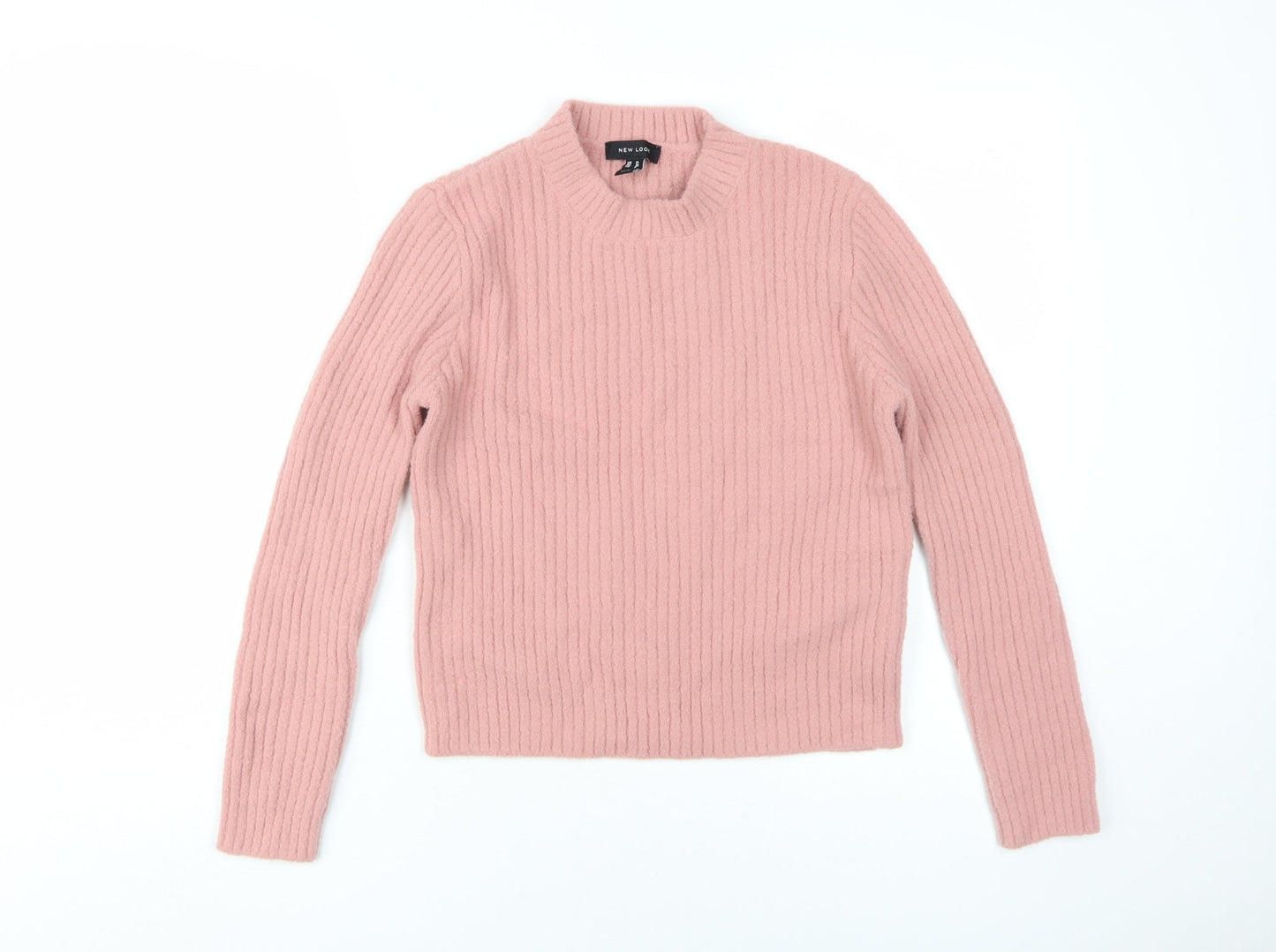 Womens UK Size 10 New Look Pink Pullover Jumper