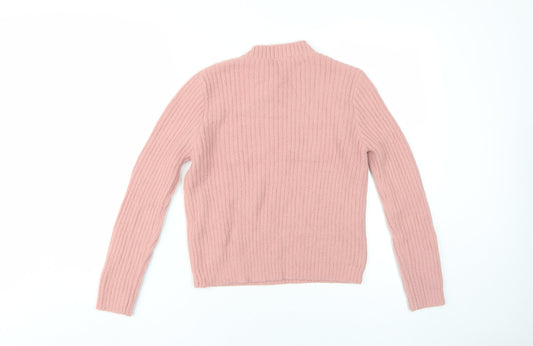Womens UK Size 10 New Look Pink Pullover Jumper