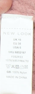 Womens UK Size 10 New Look Pink Pullover Jumper