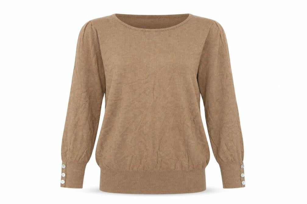 Womens UK Size 8 NEXT Brown Pullover Jumper