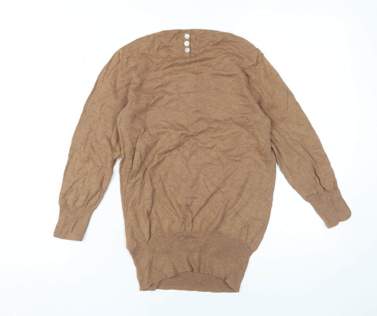 Womens UK Size 8 NEXT Brown Pullover Jumper