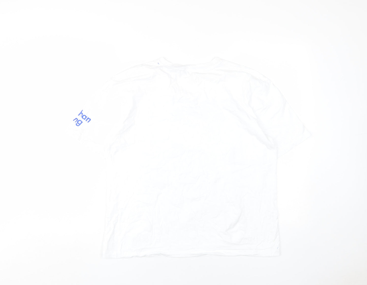 Womens UK Size 12 Zara White Basic T-Shirt