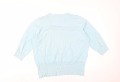Womens UK Size 20 Debenhams Blue Jersey T-Shirt