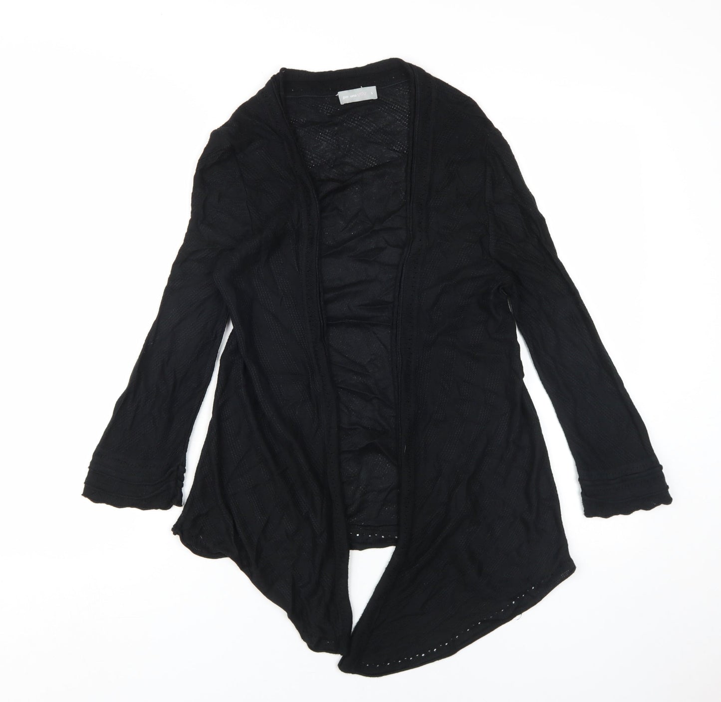 Marks and Spencer Women’s Black Open-Knit Cardigan S