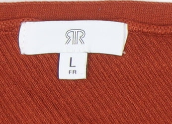 Womens UK Size L La Redoute Orange Camisole Tank
