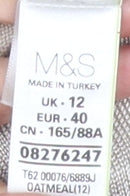 Womens UK Size 12 Marks and Spencer Beige Cardigan Jumper