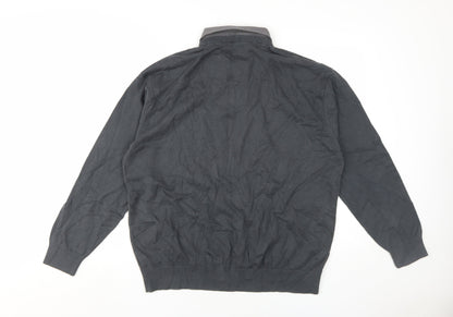 Next Men's XL Black V-Neck Pullover Jumper