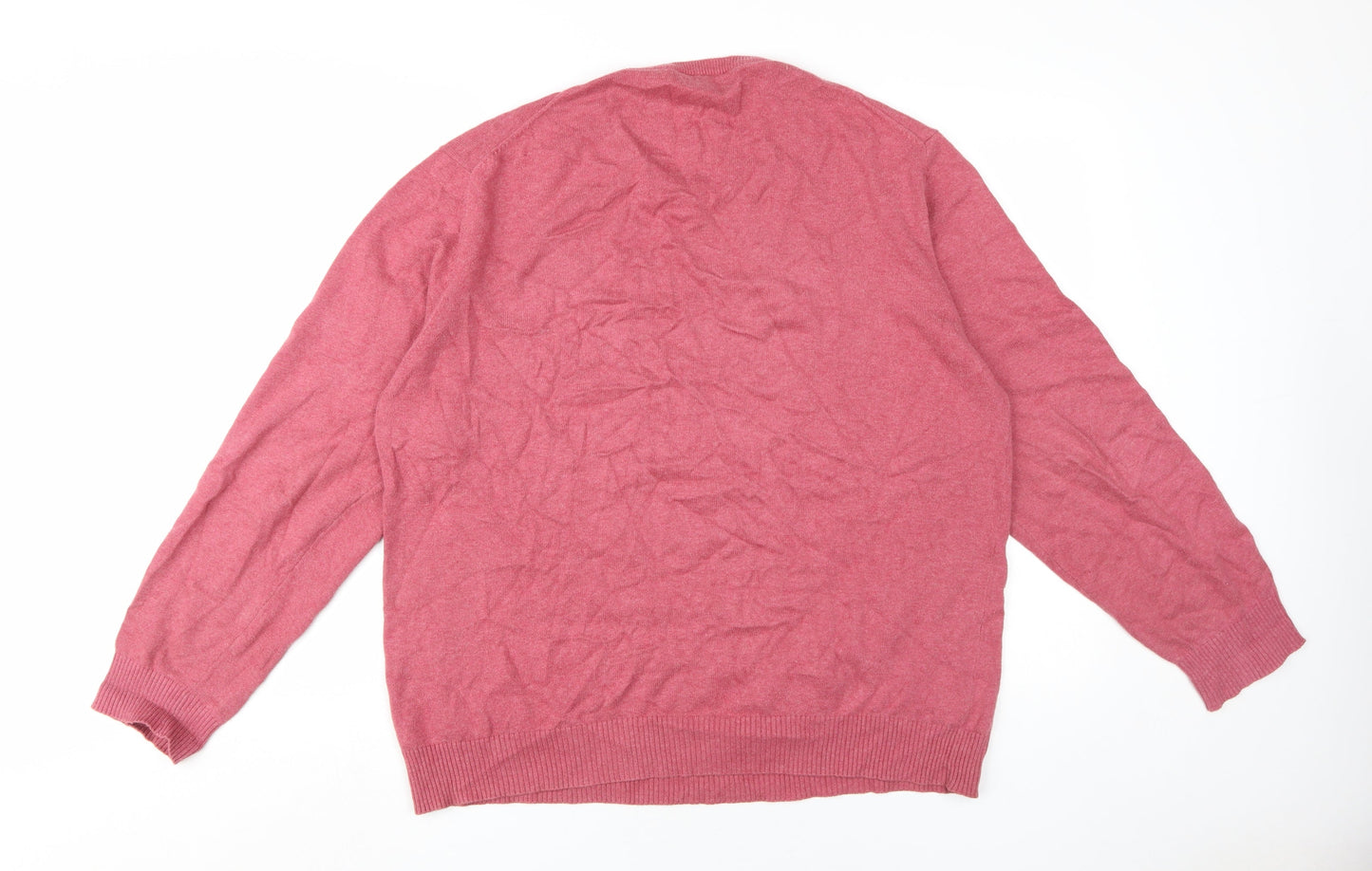 Peter Gribby Men's Red XL Cotton Pullover Jumper