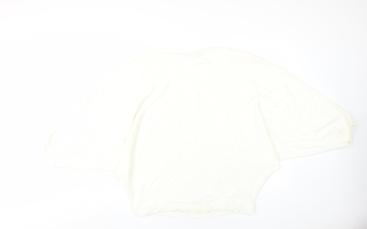 boohoo Women's White Knit Jumper M/L