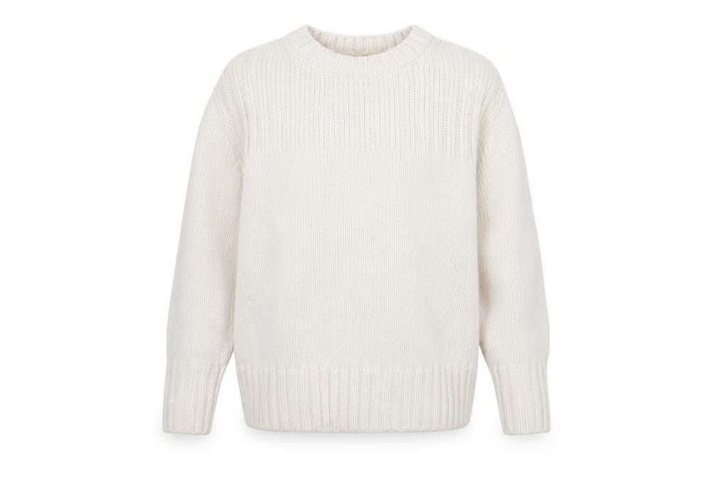 Womens UK Size M Marks and Spencer Ivory Pullover Jumper