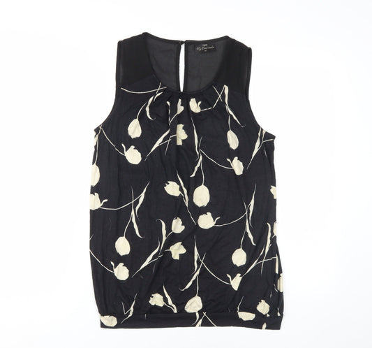 Womens UK Size 12 NEXT Black  Blouse