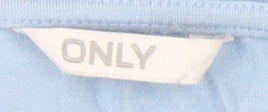 Womens UK Size L Only Blue Basic T-Shirt