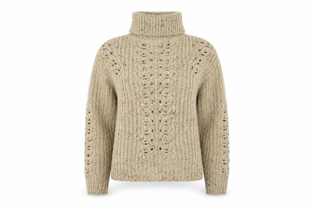 Womens UK Size S Marks and Spencer Beige Jumper Jumper