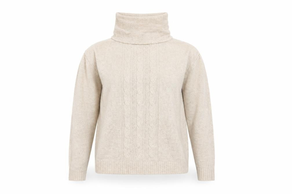 Womens UK Size S H&M Beige Pullover Jumper