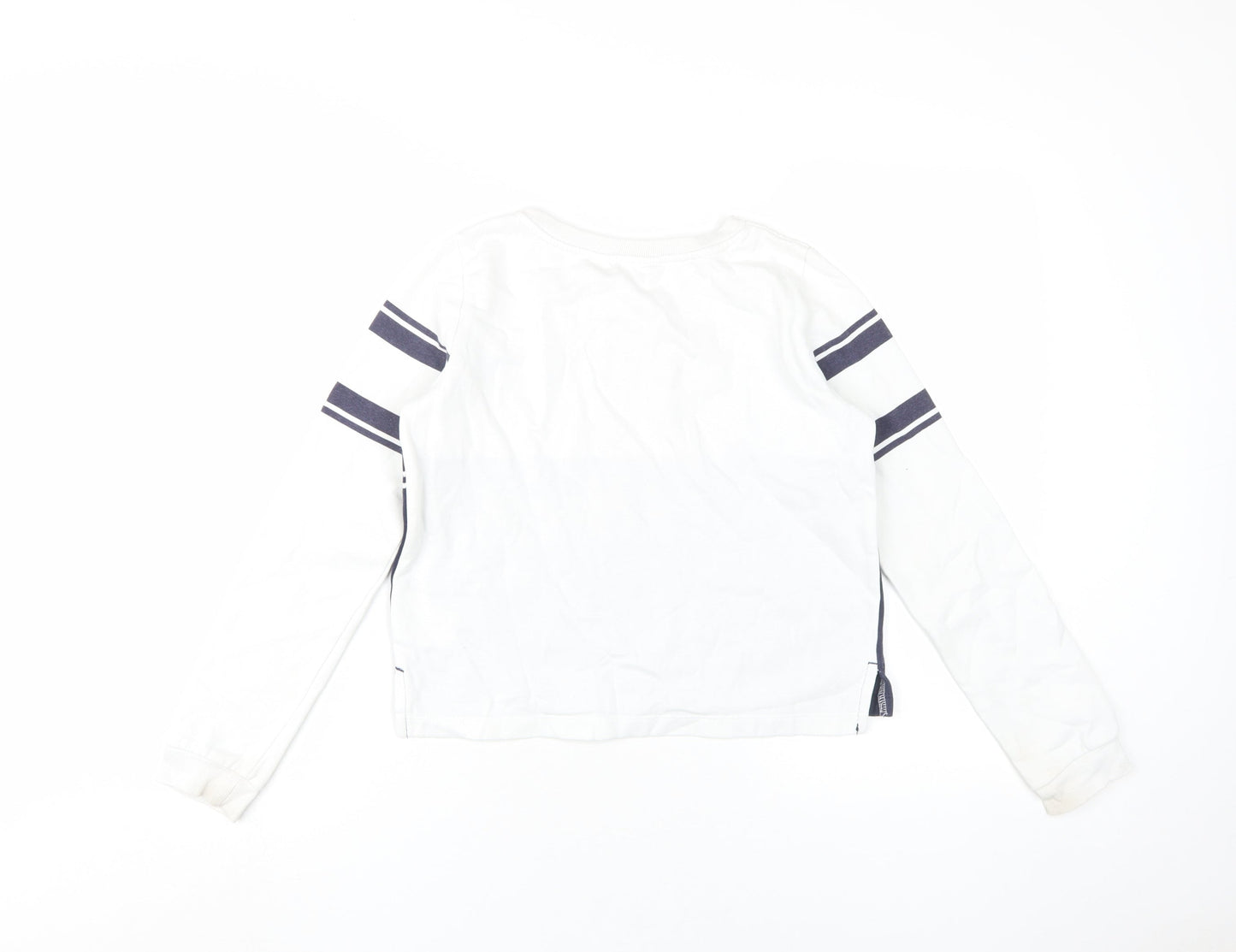 H&M Girls White 'New York' Sweatshirt 146 Pullover