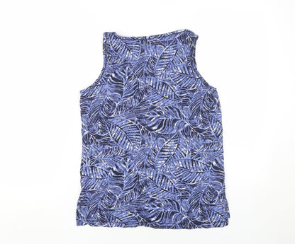 Womens UK Size 12 Principles Blue Basic Tank