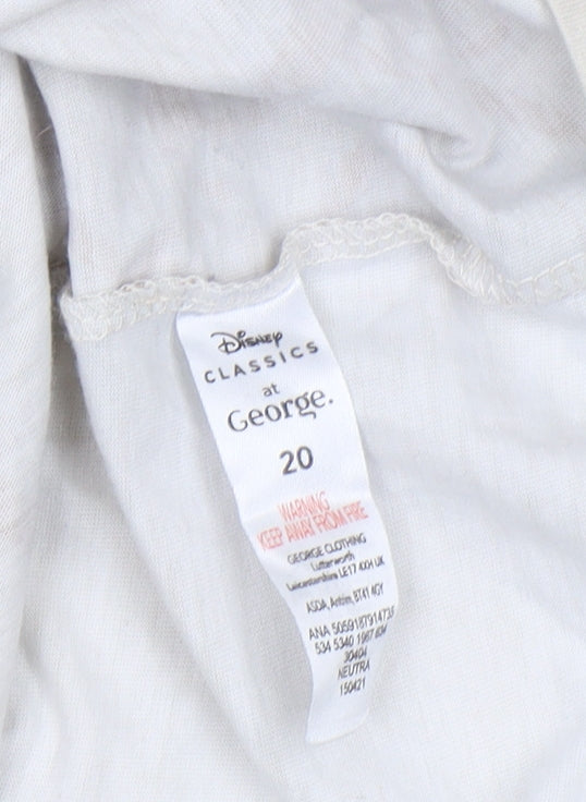 Womens UK Size 20 Disney Beige  T-Shirt