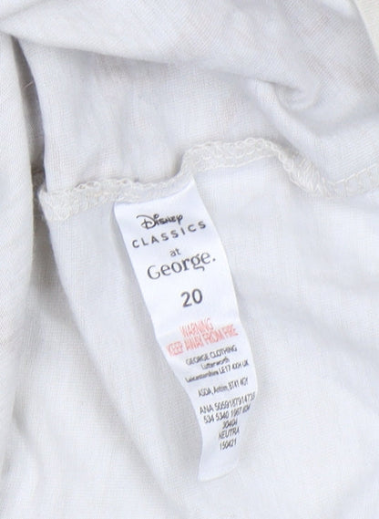 Womens UK Size 20 Disney Beige  T-Shirt
