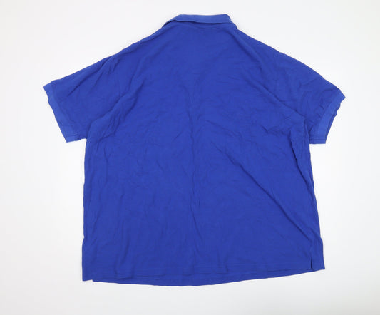 Bigdude Men's Blue 4XL Polo Shirt