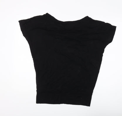 Full Volume Women's Black Butterfly T-Shirt, S