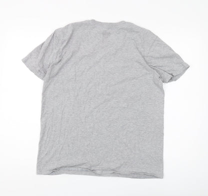 Star Wars Men's Grey T-Shirt, Large, Short Sleeve