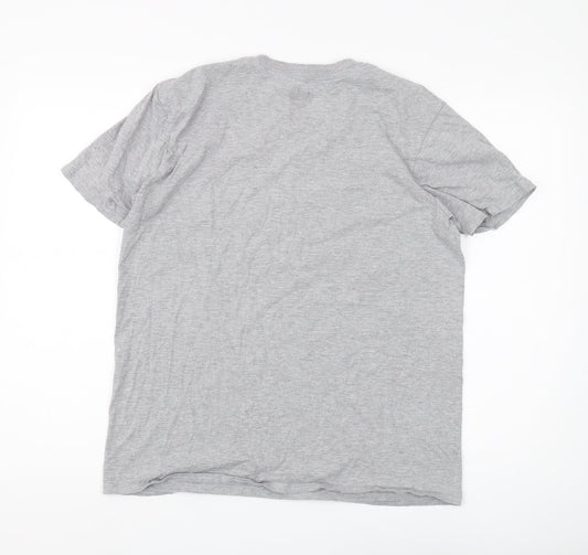 Star Wars Men's Grey T-Shirt, Large, Short Sleeve