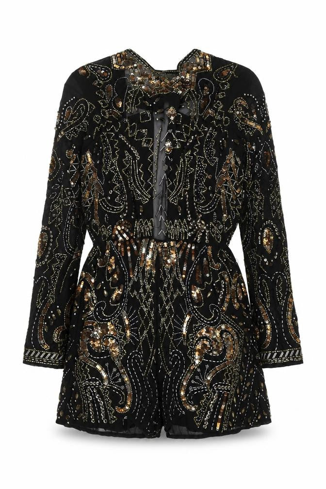 Womens UK Size 4 ASOS One-Piece Black Playsuit