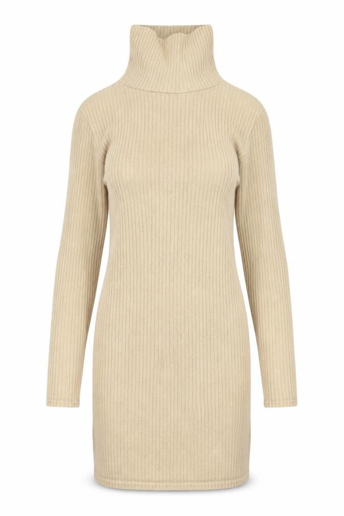 Select Women's Beige Bodycon Dress Size 10