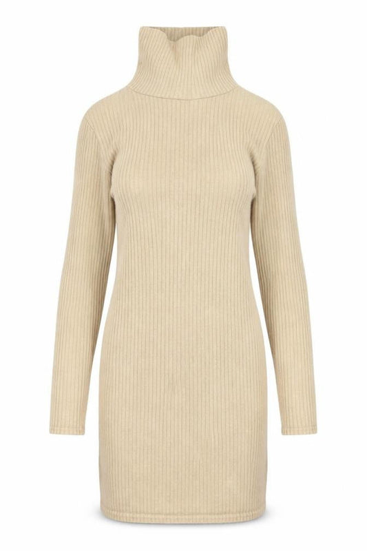 Select Women's Beige Bodycon Dress Size 10