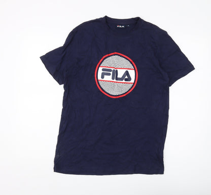 Mens UK Size S FILA Blue  T-Shirt