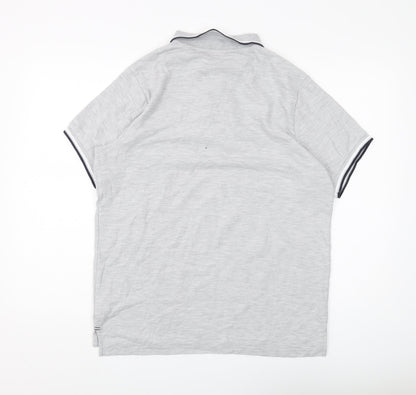 Slazenger Men's Grey Polo - M, Comfortable and Stylish