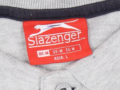 Slazenger Men's Grey Polo - M, Comfortable and Stylish